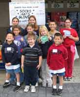 Group photo at Wal-Mart