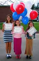 Volunteers with their 2004 Volunteer Award