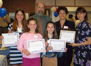 WHWH representatives at the Volunteer Dinner with Human Service Department representatives